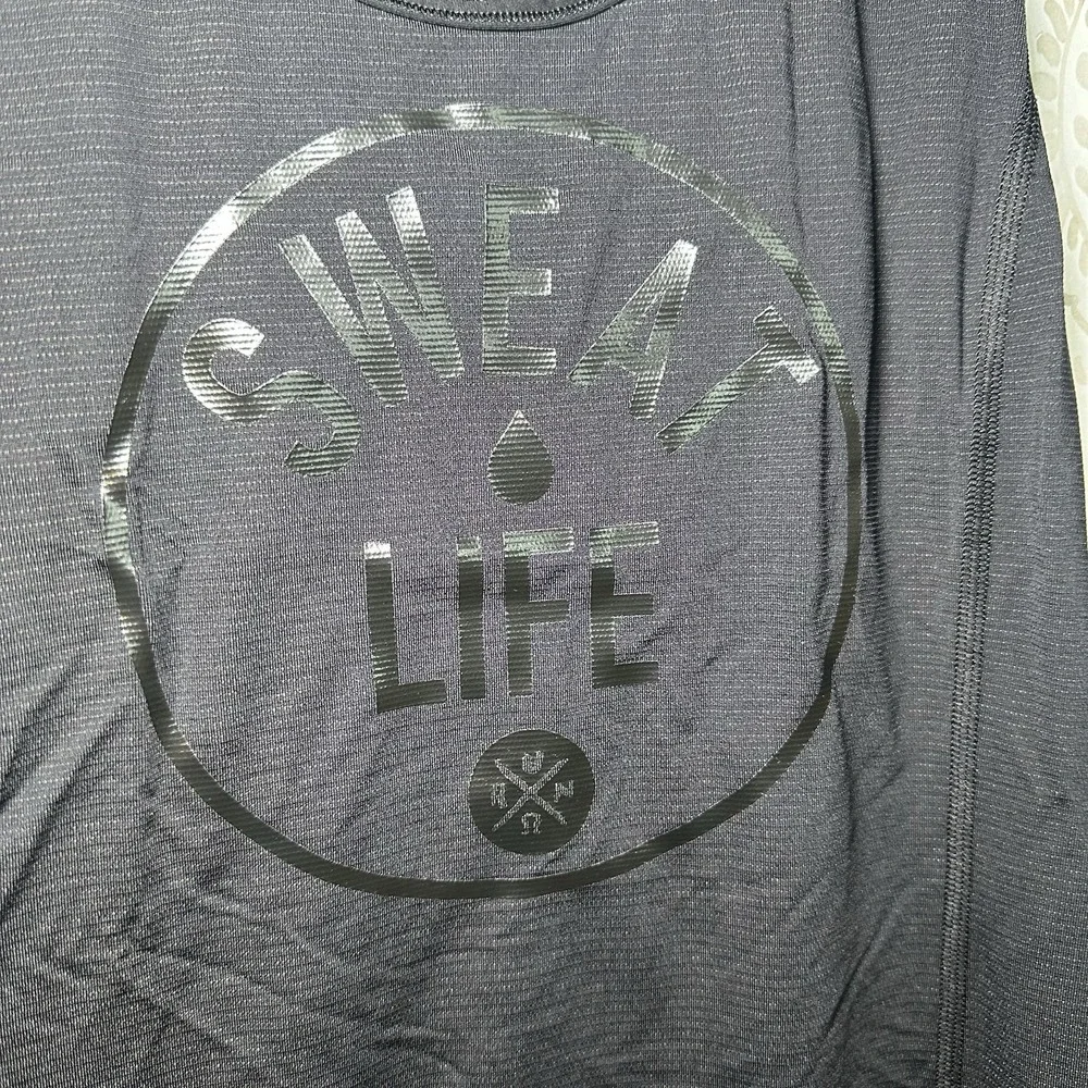 Lululemon RUNNER UP TANK - SWEAT LIFE, Black - Size‎ 4 Women's Racer back